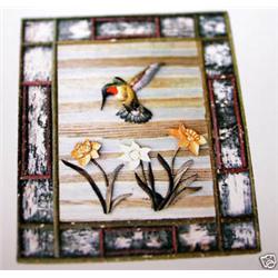 "THE HUMMING BIRD" -  WOOD CARVING  -  QUALITY