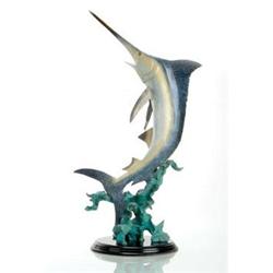 Blue Marlin Bronze Sculpture