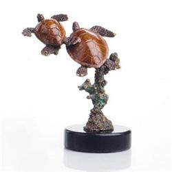 Sea Turtles Bronze Sculpture