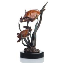 Sea Turtles Bronze Sculpture