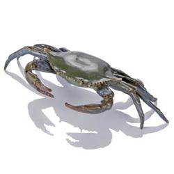 Crab Bronze Sculpture