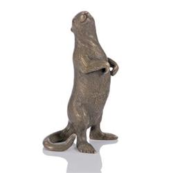 Hungry Otter Bronze Sculpture