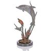 Image 1 : Bronze Dolphin & Turtle Sculpture