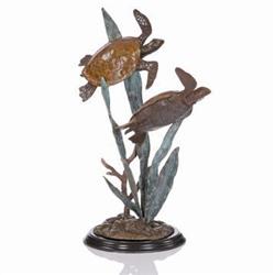 Sea Turtles Bronze Sculpture