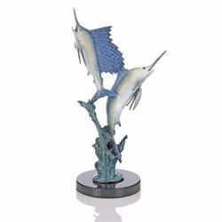 Marlin & Sailfish  Bronze Sculpture