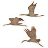 Image 1 : Set of 3 -  Crane Wall Plaques