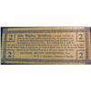 Image 2 : 69. 1936 Council Bluffs Centennial Celebration (rectangular) Two-Wooden Nickels. CU.