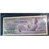 Image 2 : 70. Series FH Mexico $100 Peso Banknote.  AU.