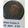 Image 1 : 84. 1818 U.S. Large Cent. AG-3.