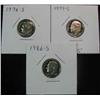 Image 1 : 140. 1976S, 79S, & 86S Superb Proof Roosevelt Dimes.