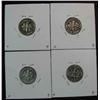 Image 2 : 141. 1978S, 80S, 81S, & 85S Superb Proof Roosevelt Dimes.