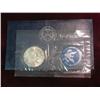 Image 2 : 239. 1974 S Silver Eisenhower Dollar in original blue pack. Gem BU.