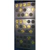 Image 2 : 325. 19-Pc. Set "A Coin History of the U.S. Presidents". Brass. Mounted in a folder.