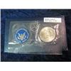 Image 2 : 1167. 1972S Silver BU Eisenhower Dollar. Original as Issued.