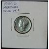 Image 1 : 1227. 1924D Mercury Dime. VF+.