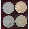 Image 1 : 420. 1900, 01, 02, & 06 Canada Large Cents. All VG.