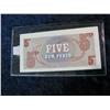 Image 2 : 1276. British Armed Forces 5-New Pence Note.