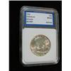 Image 1 : 1282. 1958P Franklin Half IGS Slabbed MS65.