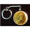 Image 1 : 450. 1981 Kennedy Half Dollar with Punchout Liberty Head and 24K Gold-plating mounted