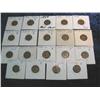 Image 2 : 487. (20) Minor Mint error Lincoln Cents including cracked dies, laminated planchet, filled dies, & 