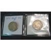 Image 1 : 489. 1919 S VG Porous & 1928 S VG Buffalo Nickels.
