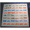Image 1 : 553. Plate Sheet of House of Seagram Stamps "A Salute to the 48 States". Mint condition.