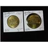 Image 1 : 1567. 1967 & 68 Montezuma Iowa Tokens.