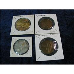 1573. Protivin, Sac County Iowa, Prospect Maine & Greenville Pa. Medals.