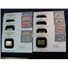 Image 2 : 1634. (9) Trans-Mississippi Exposition Issue 22K Gold Replica Stamps & 