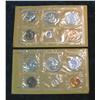 Image 3 : 707. (2) 1963 U.S. Proof Sets. Original as issued. Flat Packs.