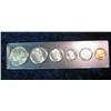 Image 2 : 709. 1964 Canada Gem BU Year Set. Cent to Dollar. In a snaptight case.