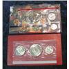 Image 1 : 741. 1976 S Three-Piece Silver Mint Set & 1995 U.S. Mint Sets. Original as issued.