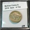 Image 2 : 752. 1921 P Buffalo Nickel. VG-8.