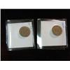 Image 2 : 1738. 1865 & 1881 Three Cent Nickels. VF-EF.