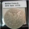 Image 2 : 775. 1878 S Morgan Silver Dollar. F-12.