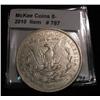 Image 2 : 787. 1878 P 7tf Morgan Silver Dollar. VF 30.