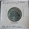 Image 1 : 847. Keith & Hansen, Cash Store, Audubon (Aududon), Iowa, Good For 10c in Trade.