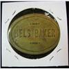 Image 2 : 861. Nels Baker, Dunlap, Iowa, Good for 50c in Trade. Oval Brass.