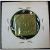 Image 2 : 886. Kendall, Jefferson, Iowa, Good for 20c in Trade. Square Brass.