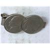 Image 1 : BUFFALO  AND JEFFERSON NICKEL TIE CLIP