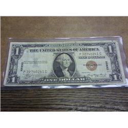 1935-A US ONE DOLLAR SILVER CERT. HAWAII NOTE