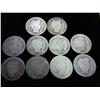 Image 1 : 10 ASSORTED BARBER DIMES