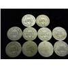 Image 2 : 10 ASSORTED BARBER DIMES
