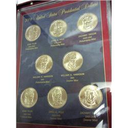2009 US PRESIDENTIAL DOLLAR UNC SET