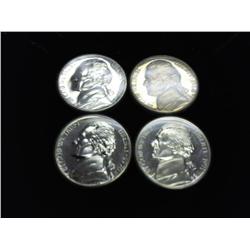 1968-S, 69-S, 70-S & 71-S JEFFERSON NICKELS, PROOF