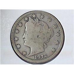 1912 LIBERTY "V" NICKEL (FINE)