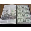 Image 1 : UNCUT SHEET OF 4-1976 US $2 FRN'S
