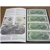 Image 2 : UNCUT SHEET OF 4-1976 US $2 FRN'S