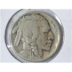 1925-D BUFFALO NICKEL (VF) RIM BUMP