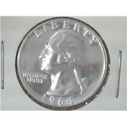 1964 SILVER WASHINGTON QUARTER (PROOF)